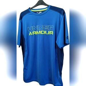 Under Armour Blue Short Sleeve Athletic Tee